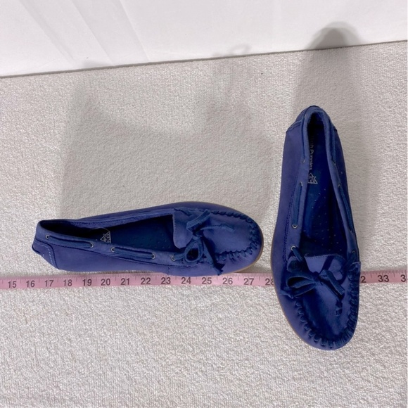 Hush Puppies Blue Suede Slip On Loafers 9 - Picture 13 of 13